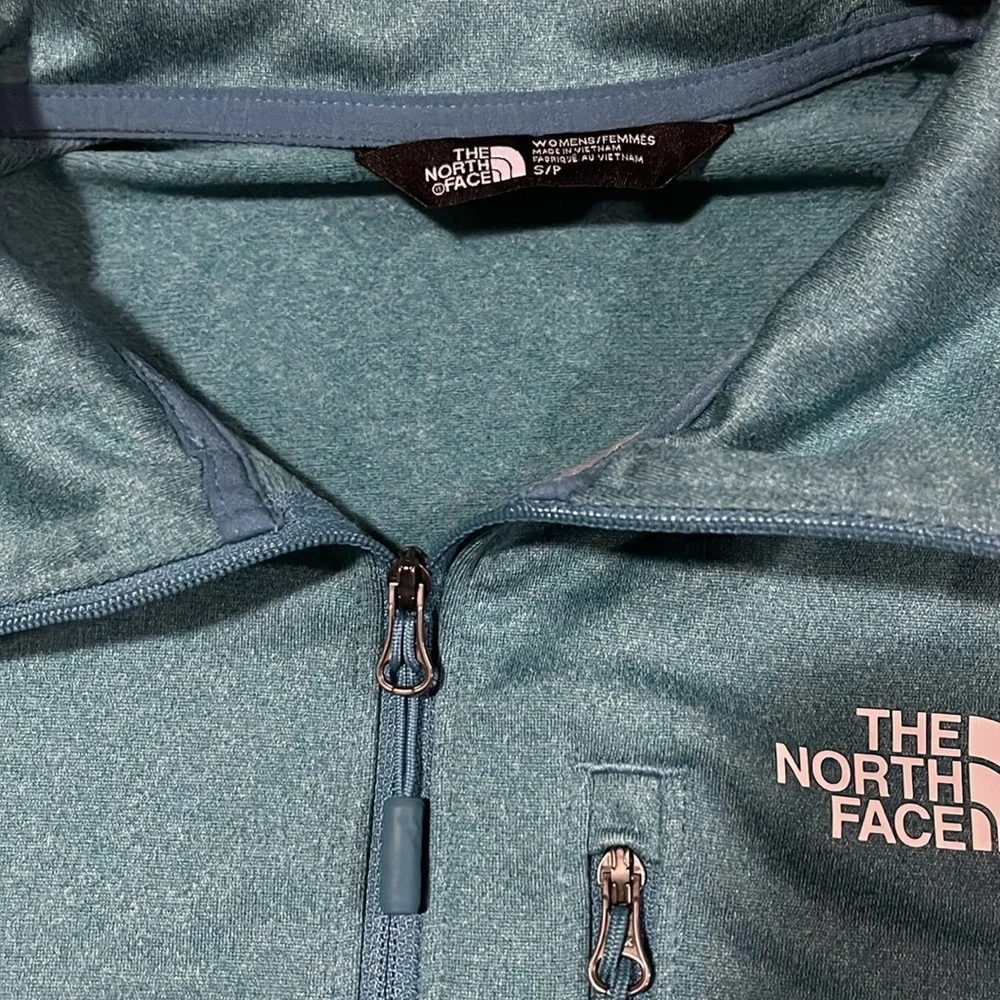 The North Face Blue Quarter-Zip Jacket - Picture 3 of 5
